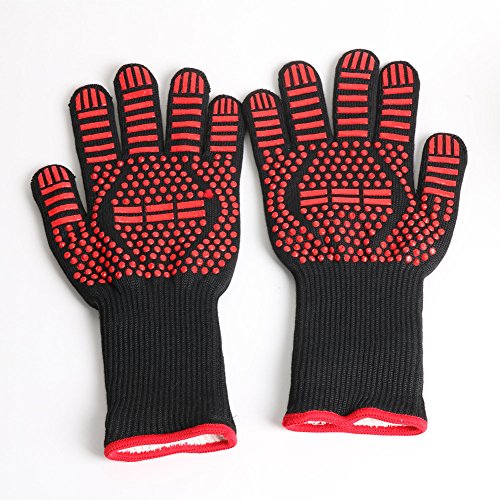 Kealux 932 F Extreme Heat Resistant Oven Gloves Bbq Grilling Cooking Gloves Fire Gloves For